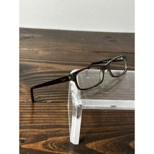 Ray-Ban Optics RB5187-2445 Unisex Polished Havana On Green Eyeglasses Frame 140